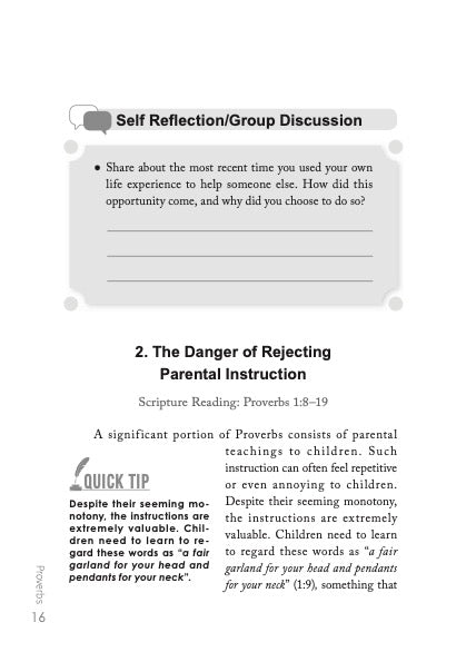 英文版箴言門訓生命讀經教材